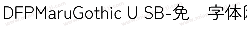 DFPMaruGothic U SB字体转换